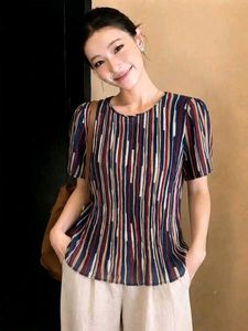 New with tag Striped Short Sleeve Top