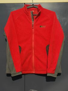 Kolon Sport Og Red & Gray Zip-Up Jacket