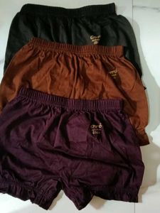 Comfortable Cotton Boxer Shorts - Pack of 3 not us
