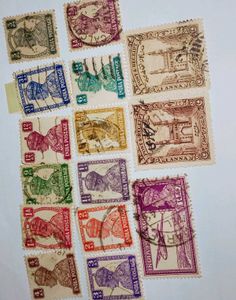15 BRITISH INDIA STAMPS