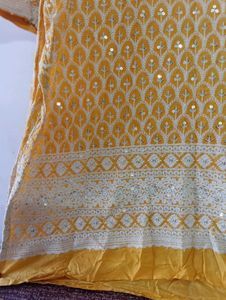 Yellow Embroidered Kurta