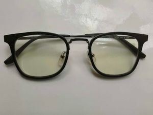 Stylish Zero Power Screen Black Frame Glasses