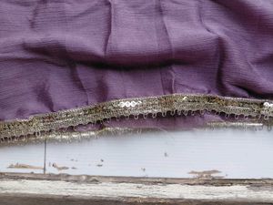 Designer Lavendar Pleated Anarkali Gown