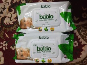 Babio Baby Wet Towels - 80 Count