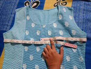 Kurti Combo - Blue &amp; Pink