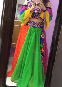 Navratri special Rainbow Lehenga Choli