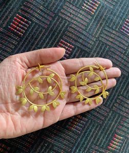 Gold Leaf Earrings