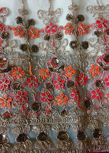 Embroidered sharara suit