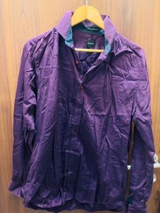 Men's Purple Casual Shirt