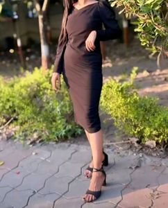 Black Bodycone Dress
