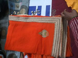 Party Wear Saree With Blouse
