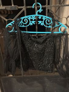 Chic Black Off-Shoulder Top