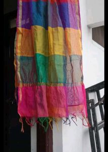 Vibrant Checked Dupatta