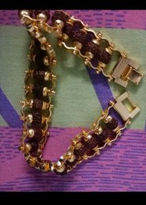 Authentic Rudraksha Bracelet Gold Plated