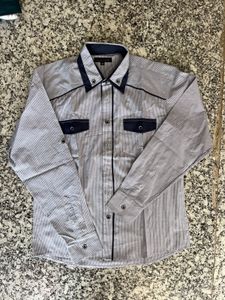 Striped Men's Western Shirt