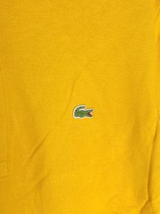 Men's Yellow Lacoste Polo Shirt
