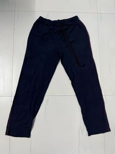 Comfortable Navy Blue Trackpants with Red Piping