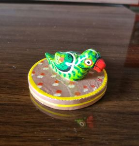 Handpainted Parrot AGARBATTI STAND INCENSE HOLDER