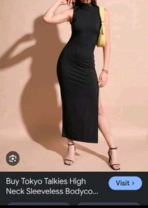 Sleeveless Black  Dress