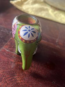 Diwali - Thai  Handcrafted Elephant candle holder