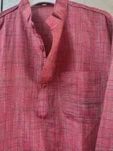 Men's Red Kurta
