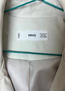 MANGO OFF WHITE Trench Coat - Parisian Style
