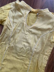 Elegant Yellow Ombre Kurta