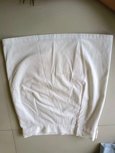 Classic White Pleated Mini Skirt