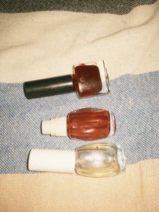 Assorted Nail Polish Collection empty and dried up