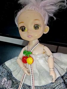 Cute Doll with Cherry Necklace