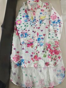 Trendy Short Kurti Shirt Style