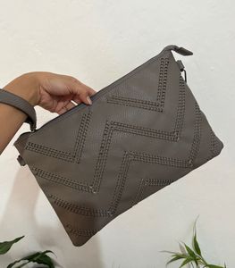 Authentic Marco Polo Grey Wristlet