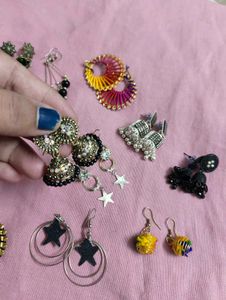 Assorted Dangle &amp; Hoop Earrings Lot