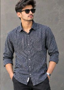 Men's Printed Long Sleeve Shirt