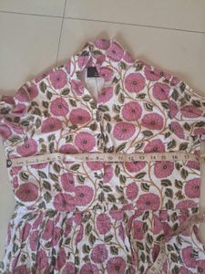 Beautiful Pink Floral Kurta