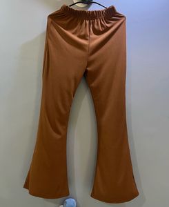 Brown Ribbed Co-ord Sets