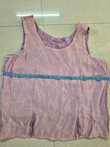 Shiny beautiful Onion pink Top