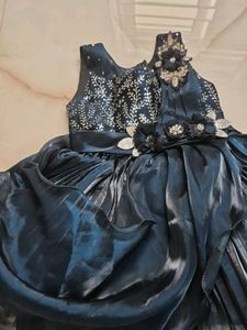 Elegant Blue party wear frock