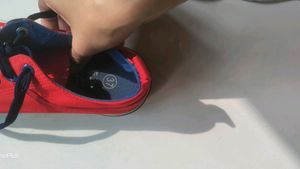 Red Trendy Sneakers Lace-up Shoes Unisex