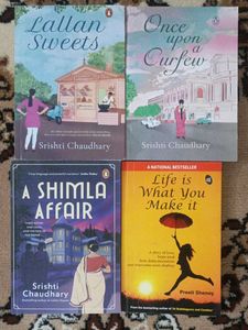Set of 4 Popular Fiction Books