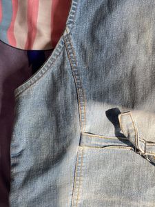 Light blue denim vest/jacket
