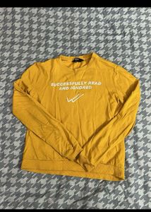 Yellow Graphic Sweatshirt