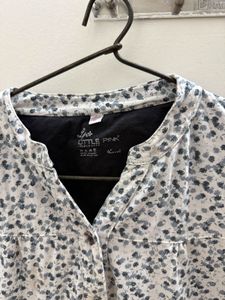 Chic Floral Print Top