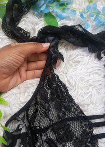 Black Lace Bodysuit
