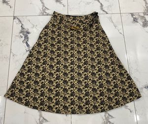 Elegant Floral Print Lehenga Set