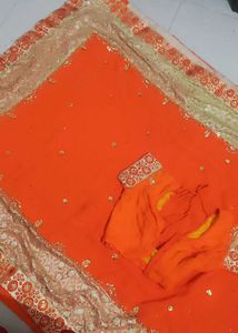 saree with blouse
