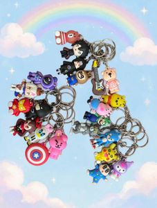 🧸✨ ASSORTED POP-CULTURE 3D SILICONE KEYCHAINS 24