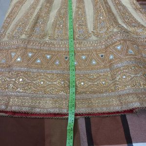Heavy Embroidered Bridal Lehenga Set with Dupatta