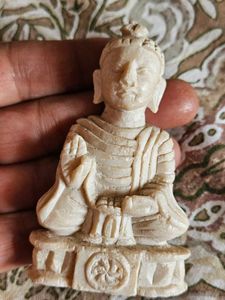 Marble Hand  Carved Buddha