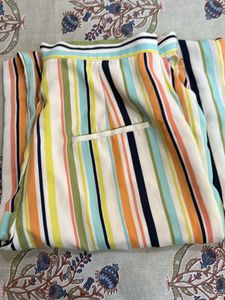 Women Stripes Trousers